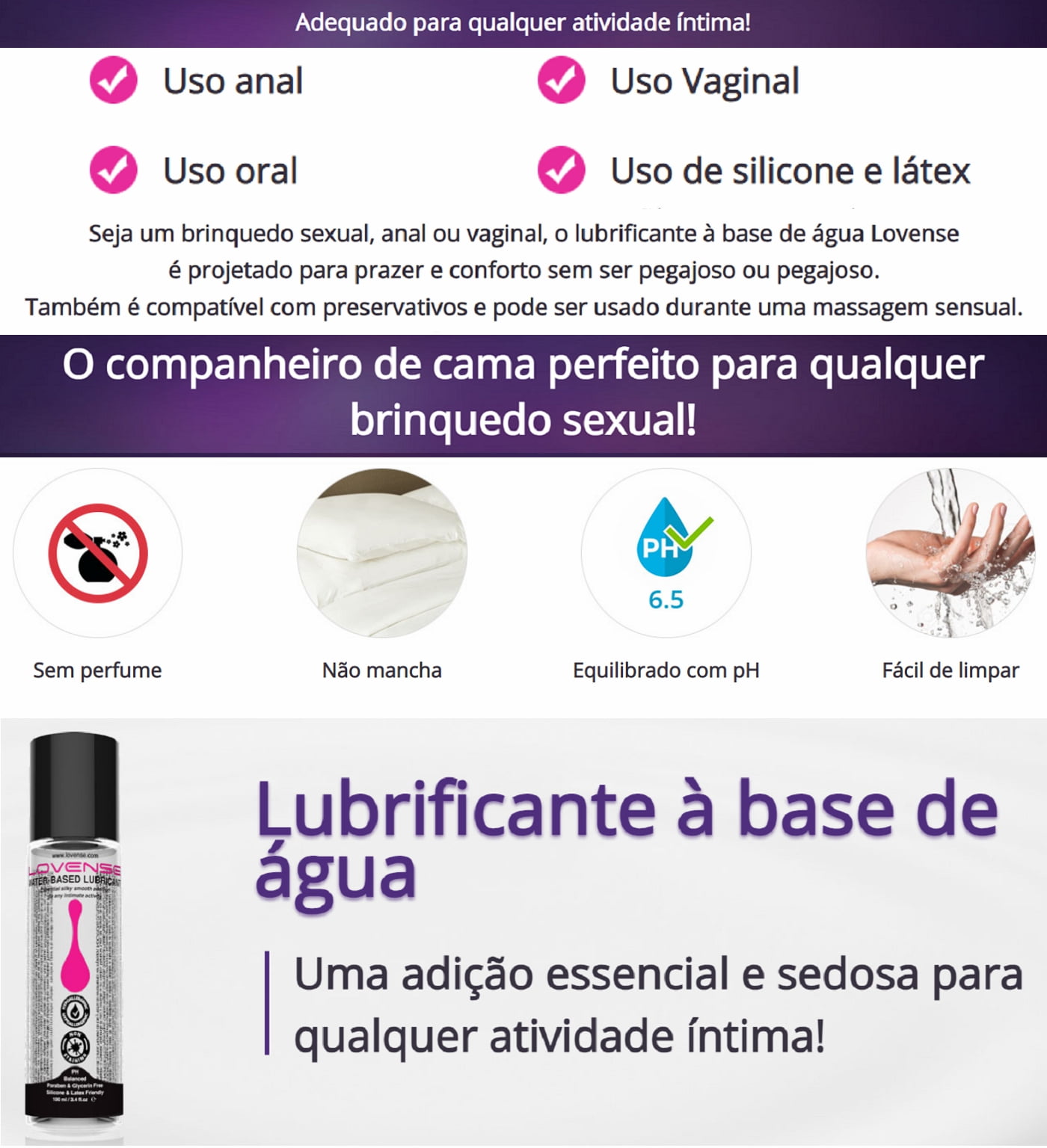 lovense water based lubricant Lovense 100ml Hypoallergenic Lubricant Smooth & Safe main image 1