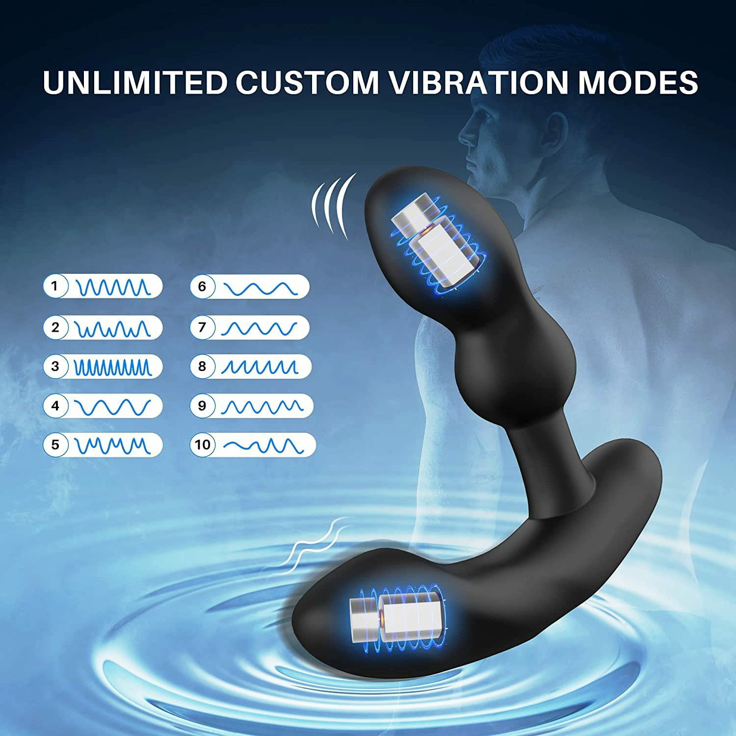 Lovense Edge 2 Vibrador de Próstata Masculino Duplo Estimulo