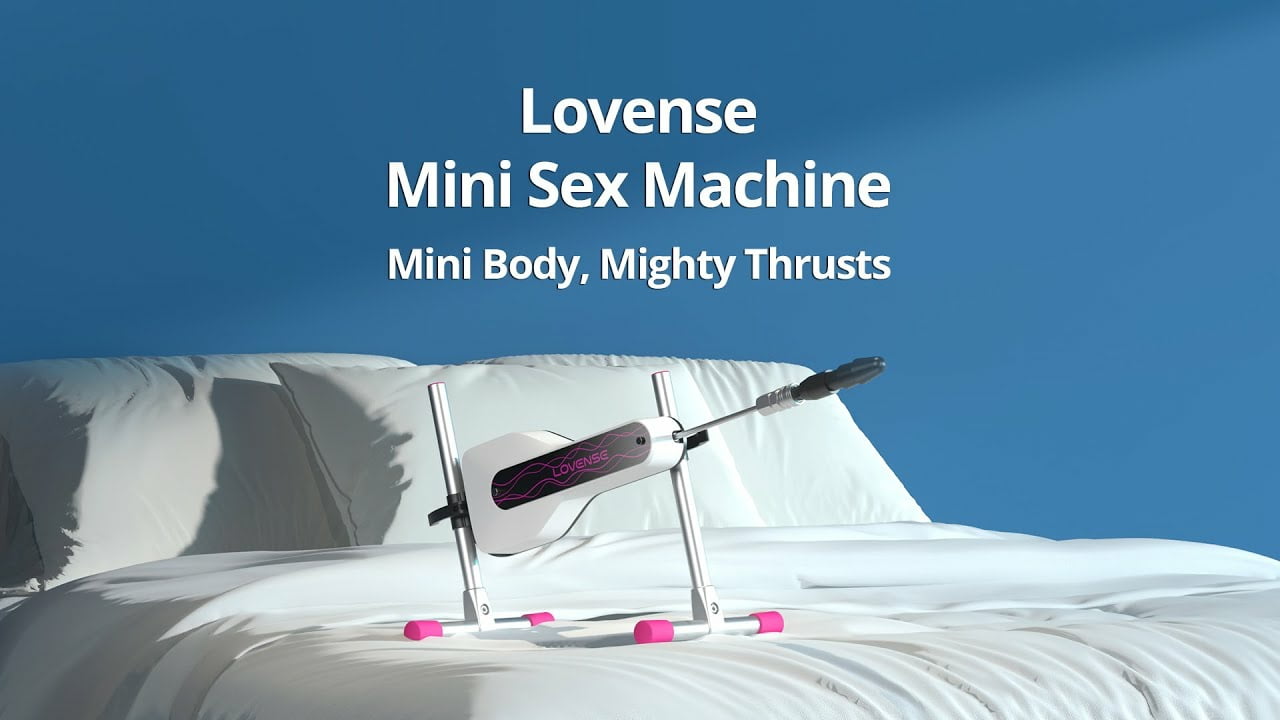 Lovense Mini Sex Machine, Mini Máquina de Sexo Para Camgirls, Controlada  por Aplicativo, Velocidade Ajustável para Estimulação Anal e Ponto G