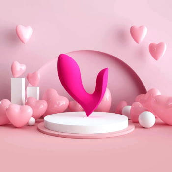 Lovense Flexer Vibrador Borboleta de Calcinha, Duplo Estimula Ponto G e Clitóris com Três Motores