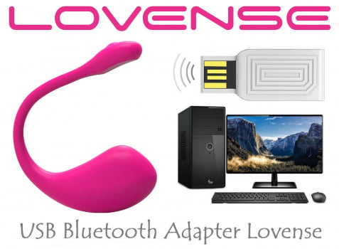 Lovense Adaptador USB Bluetooth Conectar Brinquedos Lovense ao PC