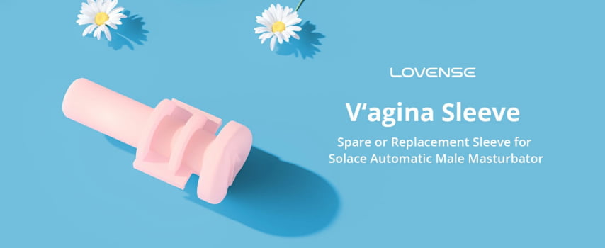 Luva Realista em Forma de Vagina Para o Solace Lovense | Vagina Shaped Sleeve Solace Lovense