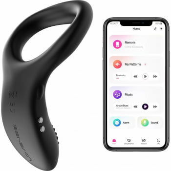 Lovense Diamo Anel Peniano Vibratório Controlado Por App e Bluetooth