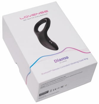 Lovense Diamo Anel Peniano Vibratório Controlado Por App e Bluetooth