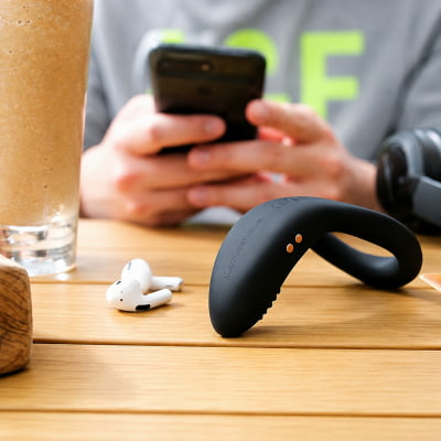 Lovense Diamo Anel Peniano Vibratório Estimulador de Períneo Inteligente e Interativo com Vibrações Programáveis, Controle à Distância por Aplicativo, Bluetooth iOS e Android, em Silicone Flexível