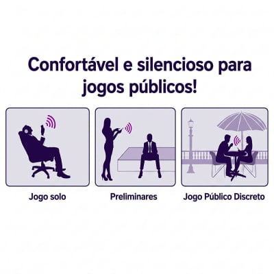 Lovense Diamo Anel Peniano Vibratório Estimulador de Períneo Inteligente e Interativo com Vibrações Programáveis, Controle à Distância por Aplicativo, Bluetooth iOS e Android, em Silicone Flexível