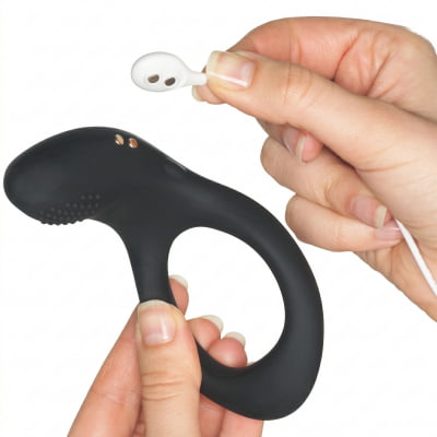 Lovense Diamo Anel Peniano Vibratório Estimulador de Períneo Inteligente e Interativo com Vibrações Programáveis, Controle à Distância por Aplicativo, Bluetooth iOS e Android, em Silicone Flexível