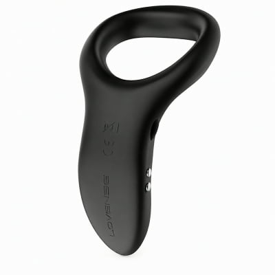 Lovense Diamo Anel Peniano Vibratório Estimulador de Períneo Inteligente e Interativo com Vibrações Programáveis, Controle à Distância por Aplicativo, Bluetooth iOS e Android, em Silicone Flexível