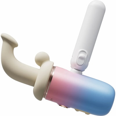 Lovense Spinel Dildo com Empuxo, Vibração e Aquecimento, Controle por Aplicativo, Máquina Sexual Portátil com Acessórios Intercambiáveis, Dupla Estimulação