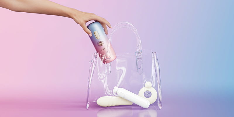 Lovense Spinel Dildo com Empuxo, Vibração e Aquecimento, Controle por Aplicativo, Máquina Sexual Portátil com Acessórios Intercambiáveis, Dupla Estimulação