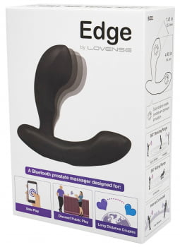 Lovense Edge 2 Massageador Vibratório de Próstata Masculino Ajustável Duplo Estimulo