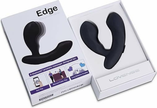 Lovense Edge 2 Massageador Vibratório de Próstata Masculino Ajustável Duplo Estimulo