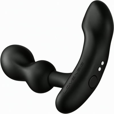 Lovense Edge 2 Massageador de Próstata Ajustável Vibratório Controle Remoto de Longa Distância via Aplicativo Bluetooth Duplo Estímulo Vibração Potente Plug Anal Masculino Interativo Recarregável