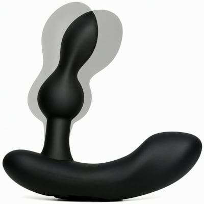 Lovense Edge 2 Massageador de Próstata Ajustável Vibratório Controle Remoto de Longa Distância via Aplicativo Bluetooth Duplo Estímulo Vibração Potente Plug Anal Masculino Interativo Recarregável