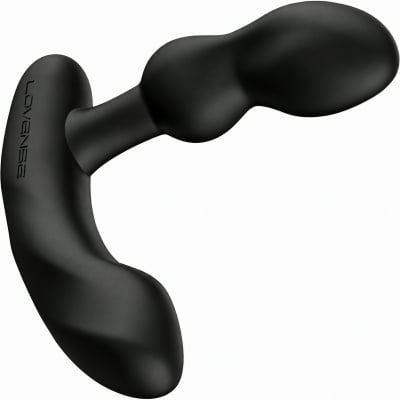 Lovense Edge 2 Massageador de Próstata Ajustável Vibratório Controle Remoto de Longa Distância via Aplicativo Bluetooth Duplo Estímulo Vibração Potente Plug Anal Masculino Interativo Recarregável