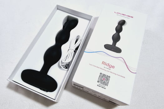 Lovense Ridge Esferas Anais Vibratórias e Rotativas Para Próstata, Ponto G e Ponto A