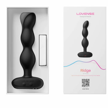 Lovense Ridge Esferas Anais Vibratórias e Rotativas Para Próstata, Ponto G e Ponto A