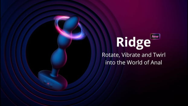 Lovense Ridge Esferas Anais Vibratórias e Rotativas Para Próstata, Ponto G e Ponto A
