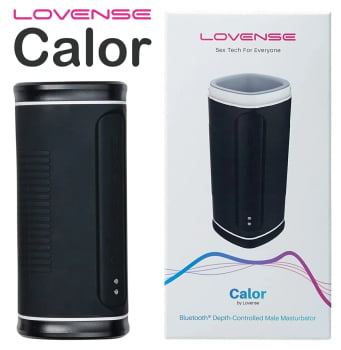 Lovense Calor Masturbador Masculino Vibratório com Aquecimento e Controle de Profundidade Acionado Por Aplicativo