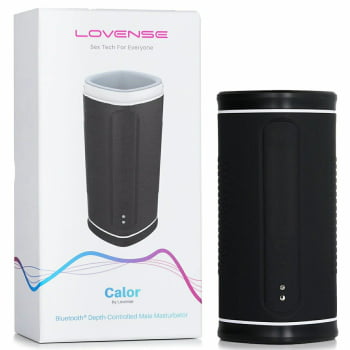 Lovense Calor Masturbador Masculino Vibratório com Aquecimento e Controle de Profundidade Acionado Por Aplicativo