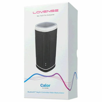 Lovense Calor Masturbador Masculino Vibratório com Aquecimento e Controle de Profundidade Acionado Por Aplicativo