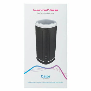 Lovense Calor Masturbador Masculino Vibratório com Aquecimento e Controle de Profundidade Acionado Por Aplicativo