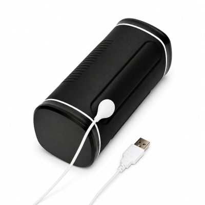 Lovense Calor Masturbador Masculino Vibratório Com Aquecimento e Sensor de Profundidade, Controle Remoto por App Para Interação a Distância, À Prova d'Água Orifício Arredondado Simula o Estímulo Oral