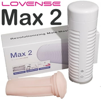 Lovense Max 2 Masturbador Masculino Controlado por Aplicativo Bluetooth