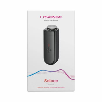 Lovense Solace Masturbador Masculino Elétrico Impulso Automático, Mãos Livres com Suporte de Mesa Ajustável