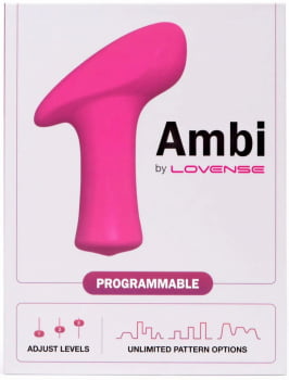 Lovense Ambi Mini Vibrator Bullet Versátil, Ponto G e Clitóris, Interativo