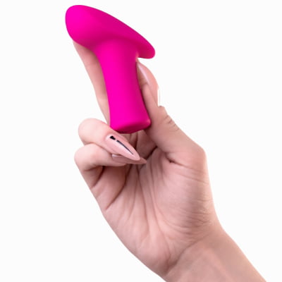 Lovense Ambi Vibrador Mini Bullet Versátil Poderoso Estimula Clitóris e Área Externa da Vagina Formato de Martelo Controle Via Aplicativo e Bluetooth Interativo Design Ergonômico Para Prazer Discreto