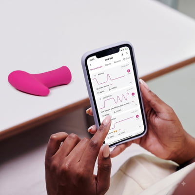 Lovense Ambi Vibrador Mini Bullet Versátil Poderoso Estimula Clitóris e Área Externa da Vagina Formato de Martelo Controle Via Aplicativo e Bluetooth Interativo Design Ergonômico Para Prazer Discreto