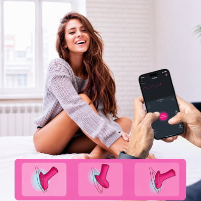Lovense Ambi Vibrador Mini Bullet Versátil Poderoso Estimula Clitóris e Área Externa da Vagina Formato de Martelo Controle Via Aplicativo e Bluetooth Interativo Design Ergonômico Para Prazer Discreto