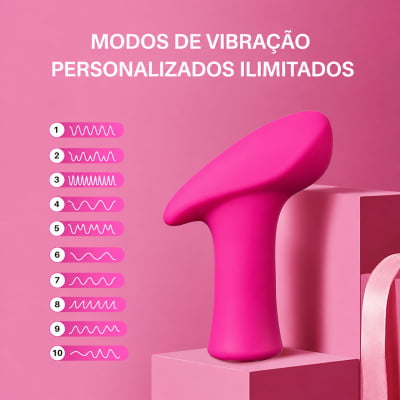 Lovense Ambi Vibrador Mini Bullet Versátil Poderoso Estimula Clitóris e Área Externa da Vagina Formato de Martelo Controle Via Aplicativo e Bluetooth Interativo Design Ergonômico Para Prazer Discreto