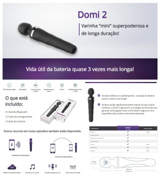 Lovense Domi 2 Varinha Vibratória Wand Para Cam Girls!