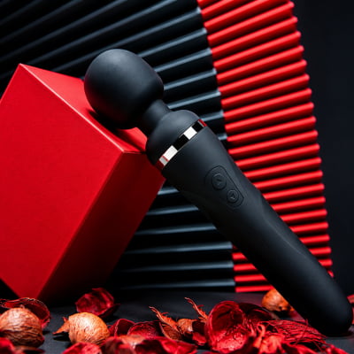 Lovense Domi 2 Mini Vibrador Varinha Mágica Controle por Aplicativo e Bluetooth Recarregável via USB Massageador em Silicone Silencioso Vibrações Fortes Orgasmos Intensos o Queridinho das Cam Girls
