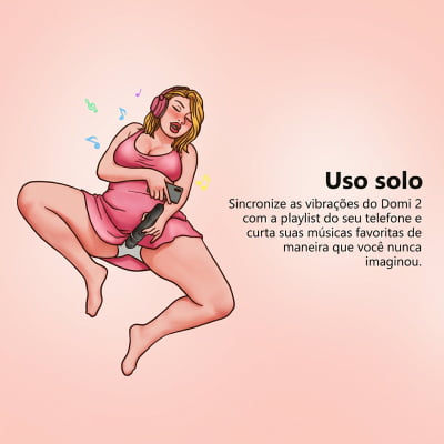Lovense Domi 2 Mini Vibrador Varinha Mágica Controle por Aplicativo e Bluetooth Recarregável via USB Massageador em Silicone Silencioso Vibrações Fortes Orgasmos Intensos o Queridinho das Cam Girls