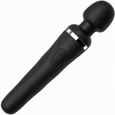 Lovense Domi 2 Mini Vibrador Varinha Mágica Controle por Aplicativo e Bluetooth Recarregável via USB Massageador em Silicone Silencioso Vibrações Fortes Orgasmos Intensos o Queridinho das Cam Girls