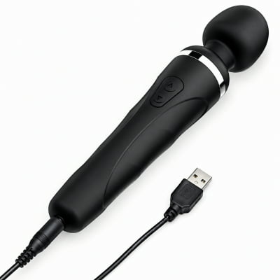 Lovense Domi 2 Mini Vibrador Varinha Mágica Controle por Aplicativo e Bluetooth Recarregável via USB Massageador em Silicone Silencioso Vibrações Fortes Orgasmos Intensos o Queridinho das Cam Girls