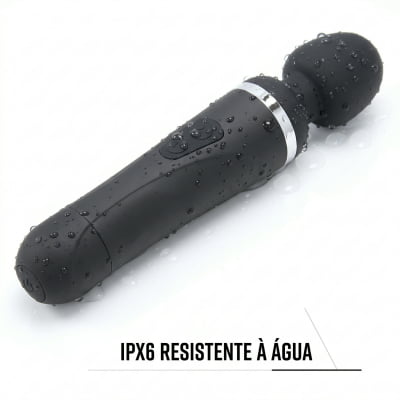 Lovense Domi 2 Mini Vibrador Varinha Mágica Controle por Aplicativo e Bluetooth Recarregável via USB Massageador em Silicone Silencioso Vibrações Fortes Orgasmos Intensos o Queridinho das Cam Girls