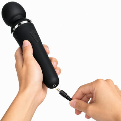 Lovense Domi 2 Mini Vibrador Varinha Mágica Controle por Aplicativo e Bluetooth Recarregável via USB Massageador em Silicone Silencioso Vibrações Fortes Orgasmos Intensos o Queridinho das Cam Girls