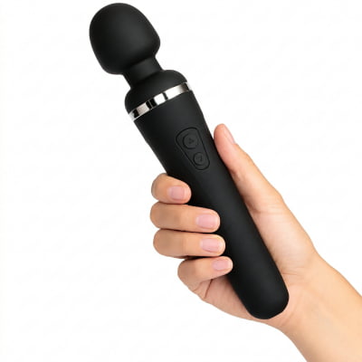 Lovense Domi 2 Mini Vibrador Varinha Mágica Controle por Aplicativo e Bluetooth Recarregável via USB Massageador em Silicone Silencioso Vibrações Fortes Orgasmos Intensos o Queridinho das Cam Girls