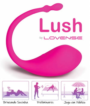   Lovense Lush 1 Vibrador Acionado Por Smartphone Ponto G!