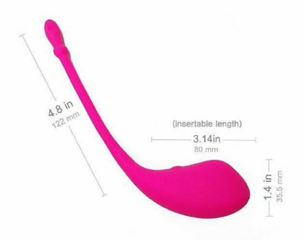   Lovense Lush 1 Vibrador Acionado Por Smartphone Ponto G!