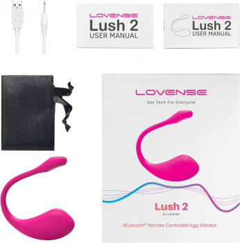 Lovense Lush 2 Vibrador Acionado Por Smartphone Ponto G Xvideos e Chaturbate!
