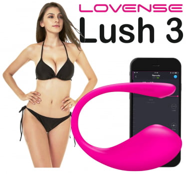 Lovense Lush 3 Vibrador das Camgirls do Chaturbate Acionado Por Smartphone!