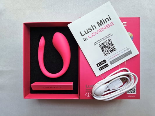Lovense Lush Mini Para o Ponto G Formato de Ovo com Controle via App