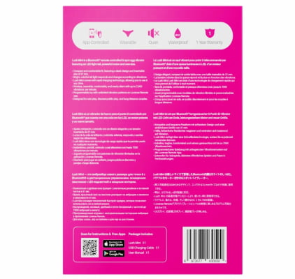 Lovense Lush Mini Para o Ponto G Formato de Ovo com Controle via App