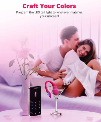 Lovense Lush Mini Para o Ponto G Formato de Ovo com Controle via App