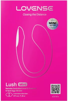 Lovense Lush Mini Para o Ponto G Formato de Ovo com Controle via App